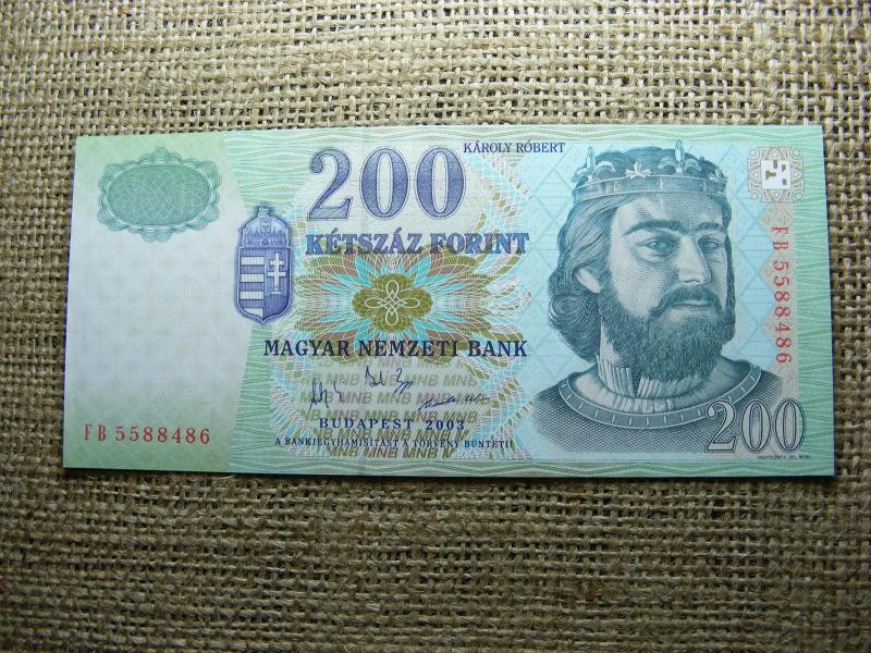 200 forintos bankjegy, 2003, FB, UNC - aUNC