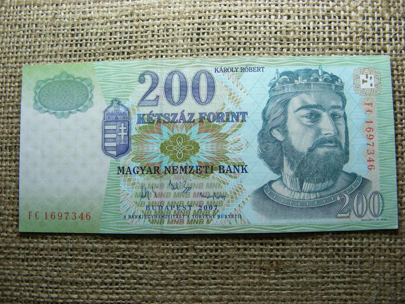 200 forintos bankjegy, 2007, FC, EF