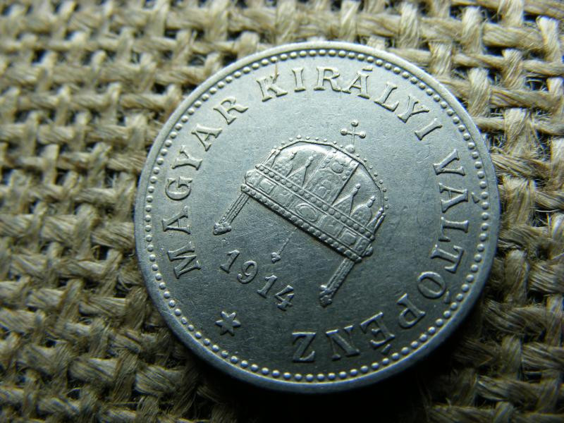 20 fillér, 1914, Korona