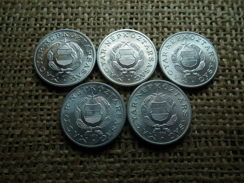 1 forint, 1973-1977, verdefényes sor
