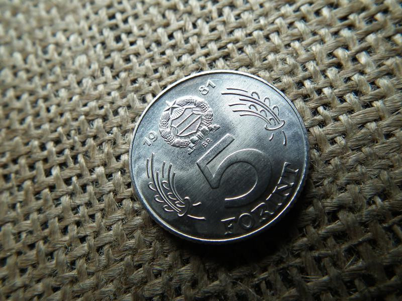 5 forintos érme, 1981