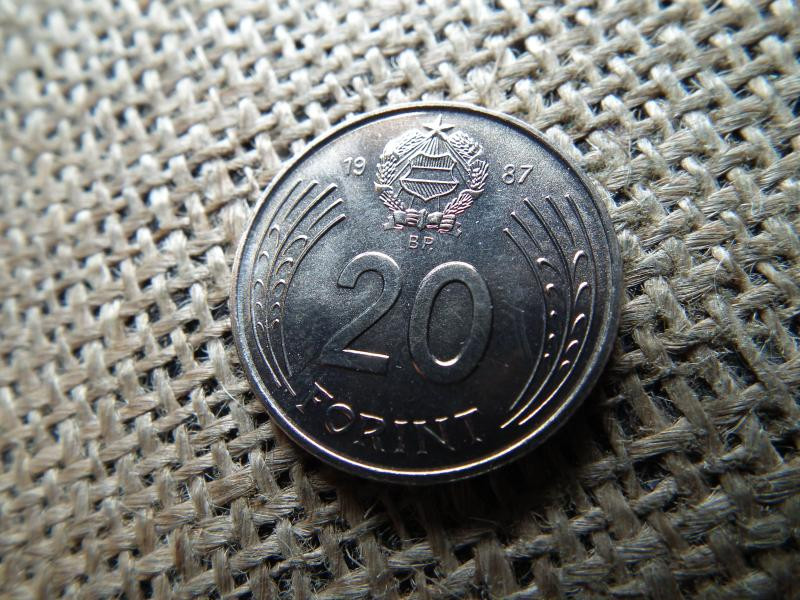 20 forintos érme, 1987