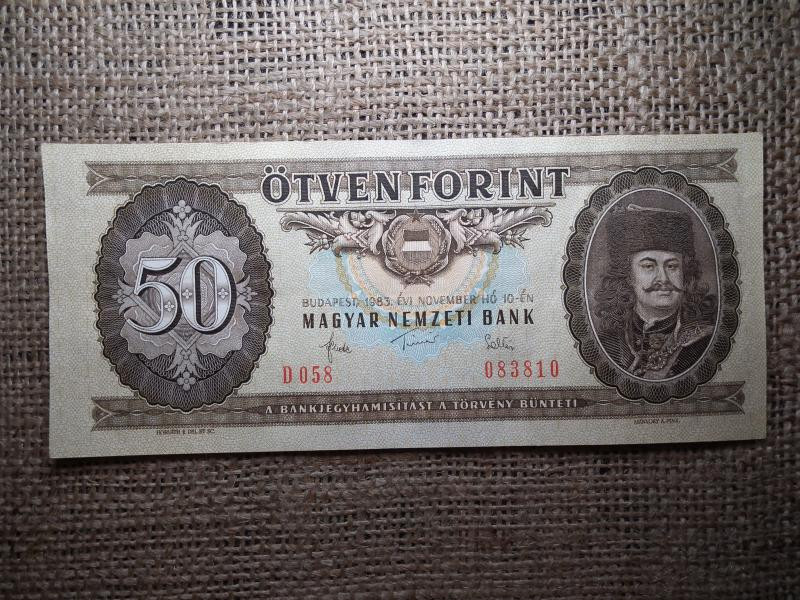 50 forintos bankjegy, 1983