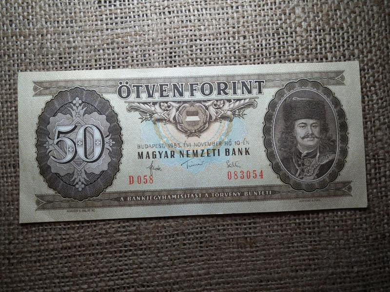 50 forintos bankjegy, 1983