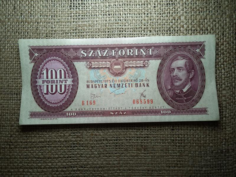 100 forintos bankjegy, 1975