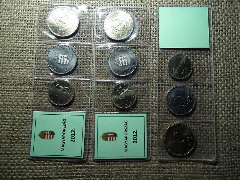 Fóliás 2012-es mini forgalmi sor, 20, 10, 5 Forint