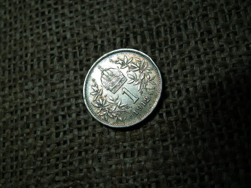 Ezüst 1 Korona, 1912, Corona