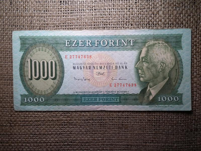 1000 forintos bankjegy, 1993, E sorozat