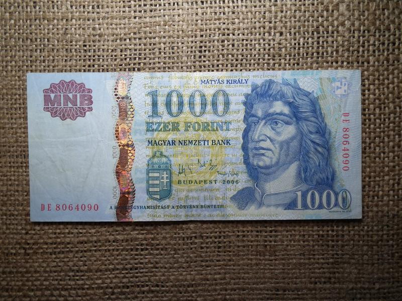 1000 forintos bankjegy, 2006, DE