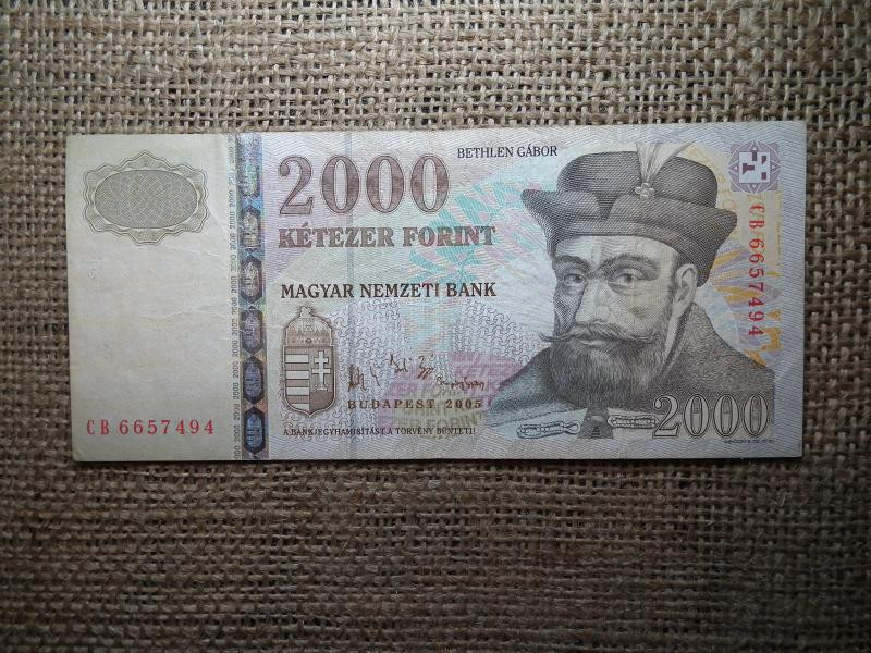 2000 forintos bankjegy, 2005, CB sorozat