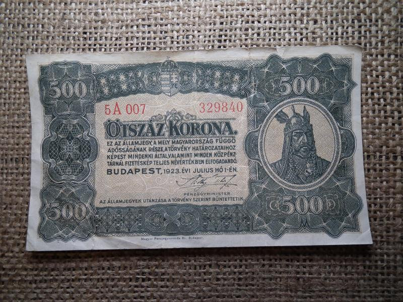 500 korona, 1923