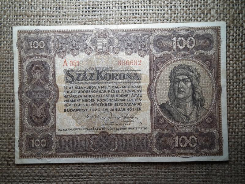 100 korona, 1920, Orell Füssli
