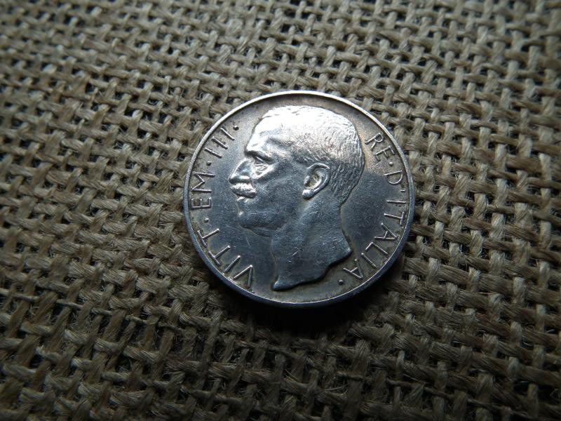 Olaszország, 10 líra, 1927, ezüst