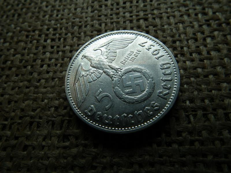 Birodalmi ezüst 5 márka, 1937 D