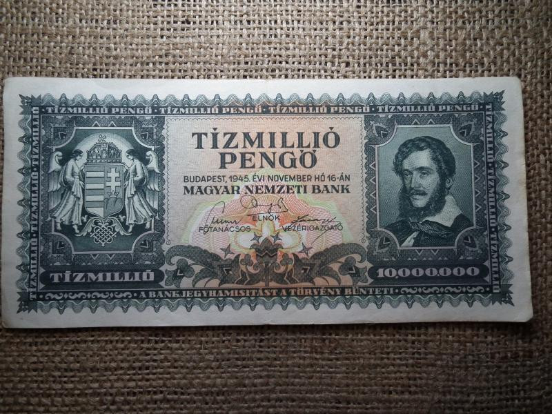 Tízmillió pengő, 1945, Magyarország