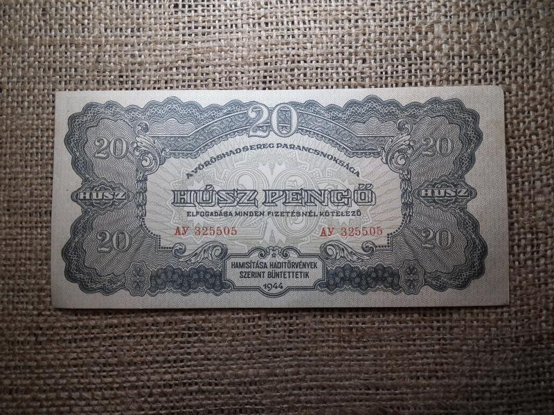 20 pengő, 1944, Vörös Hadsereg