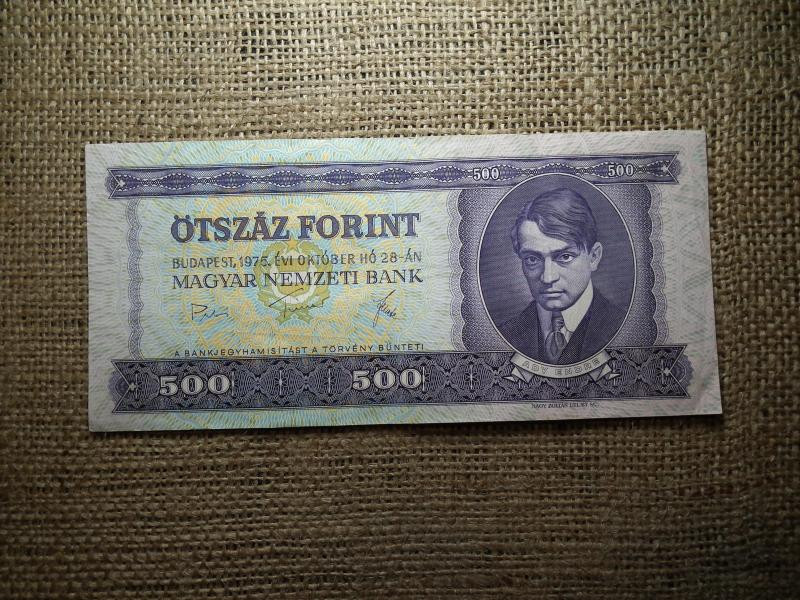 500 forintos bankjegy, 1975, nagyon szép