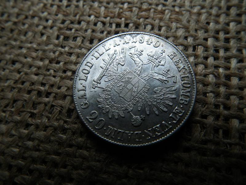 Ezüst 20 krajcár, 1840, Habsburg