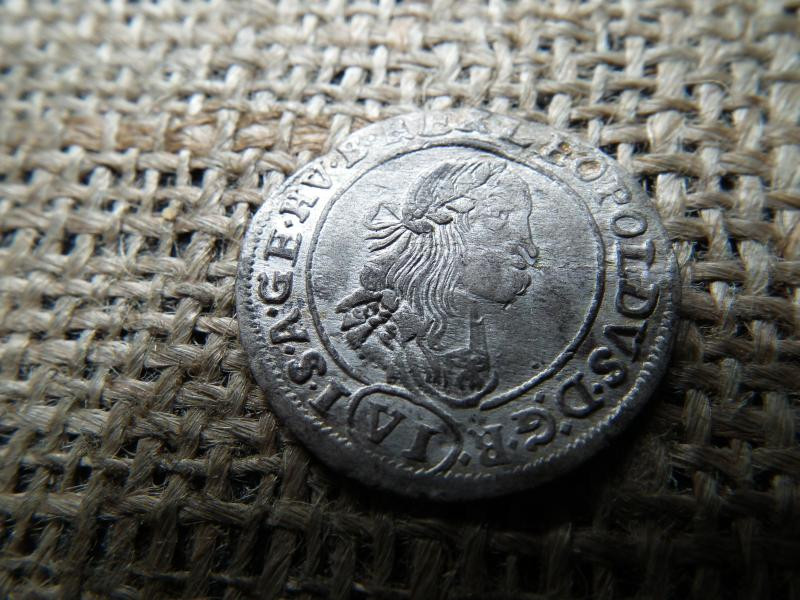 Lipót VI krajcár, 1671 KB, 6 kreuzer, ezüst
