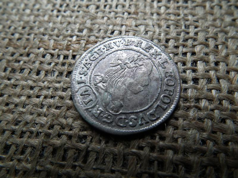 Lipót VI krajcár, 1674 KB, 6 kreuzer, ezüst