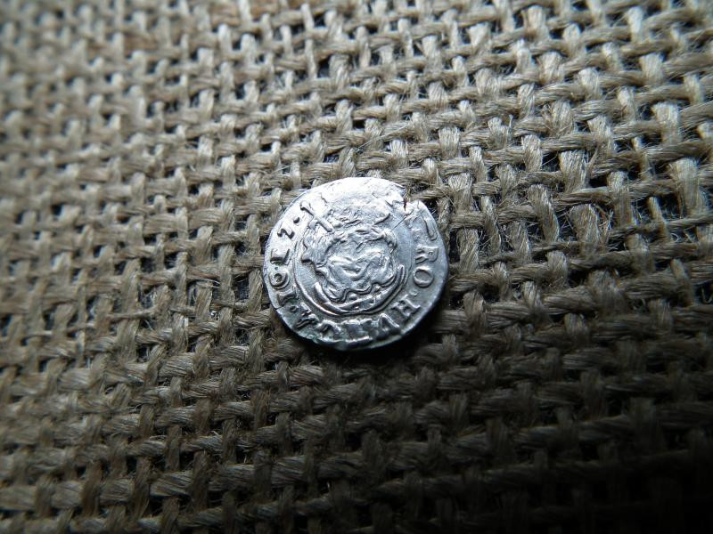 Mátyás Ezüst Dénár, 1617, KB
