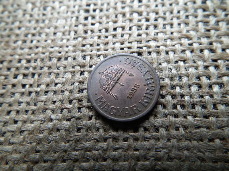 1 fillér érme, 1933