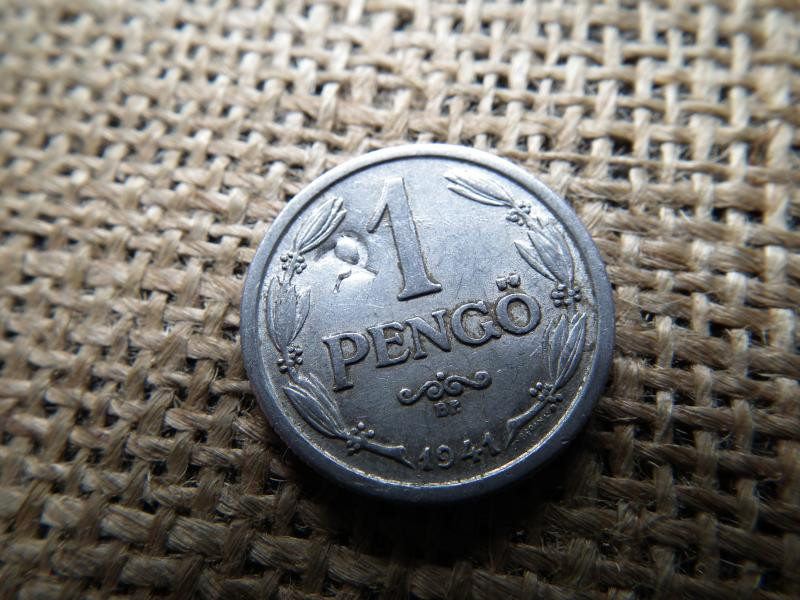 1 pengő, 1941, sarló-kalapács beütés