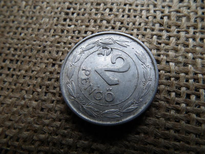 2 pengő, 1941, sarló-kalapács beütés