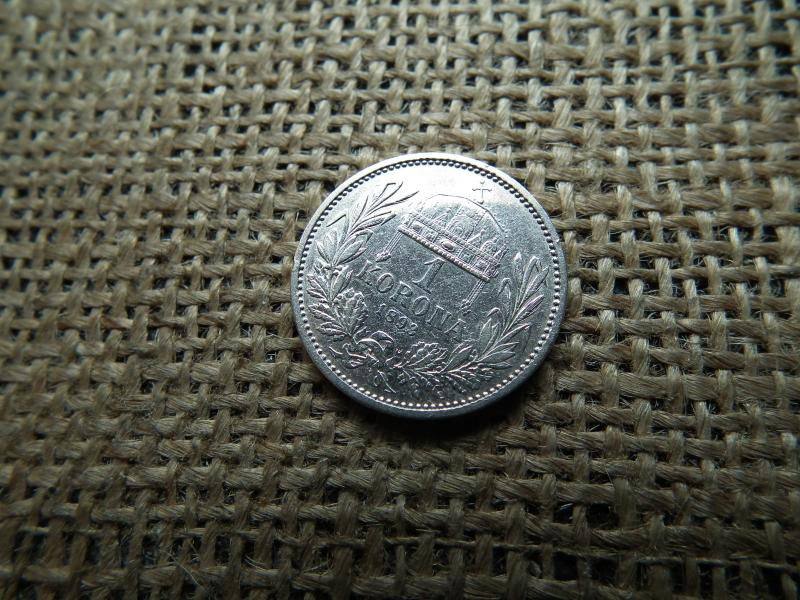 Ezüst 1 korona, 1893, KB