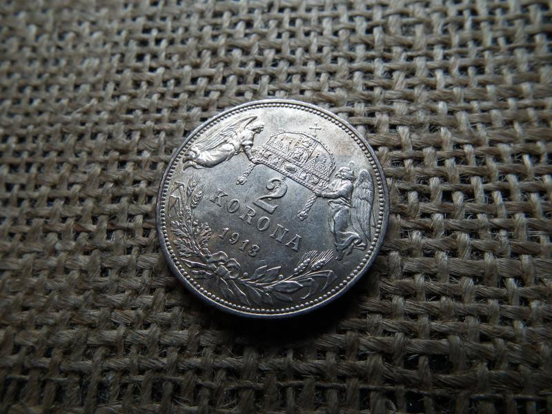 Ezüst 2 korona, 1913, KB