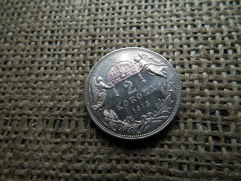 Ezüst 2 korona, 1913, KB