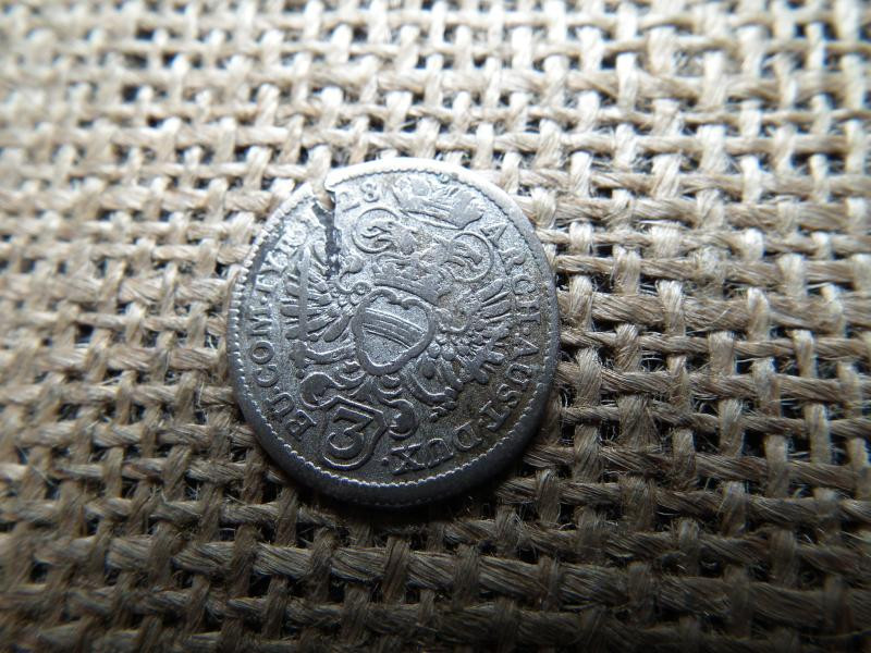 VI. Károly 3 krajcár, 1728, ezüst
