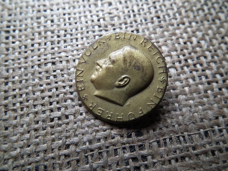 Adolf Hitler 1933 Választási Promóciós Kitűző
