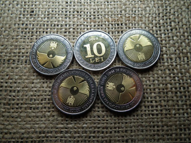 Moldova 10 Lei 2019, Verdefényes, emlékérme