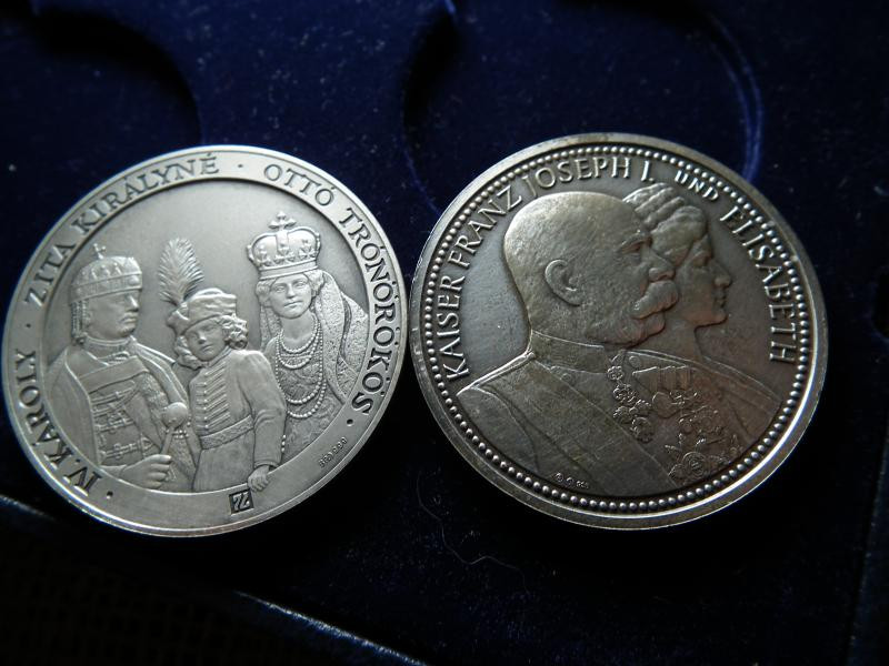 Ausztria-Magyarország 1916, Ferenc József, Ottó, IV. Károly, ezüst
