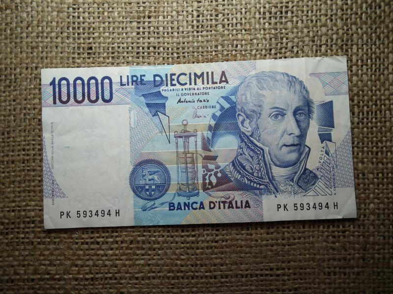 Olaszország 10000 lire, 1984