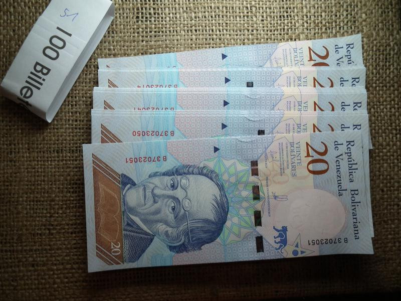 Venezuela 20 Bolivares, 2018, UNC