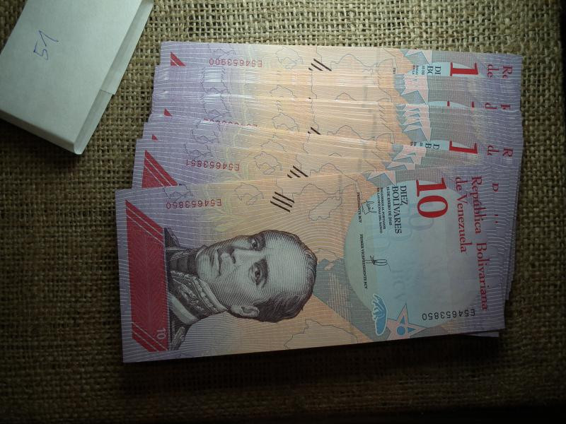 Venezuela 10 bolivares, 2018, UNC