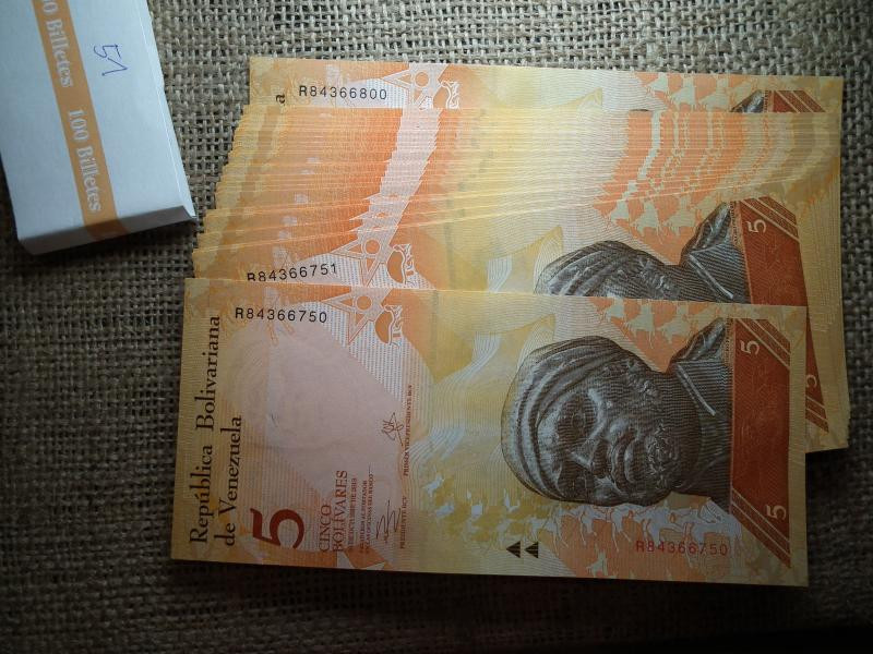 Venezuela 5 bolivares, 2013, UNC