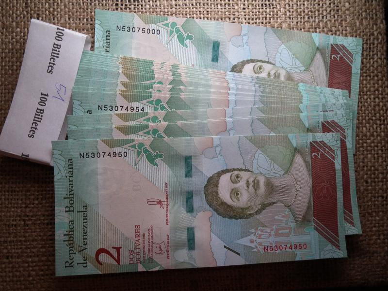 Venezuela 2 bolivares, 2018, UNC
