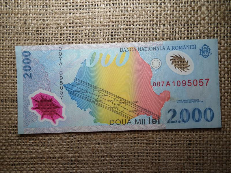 Románia 2000 lei, 2000, új évezred – napfogyatkozás