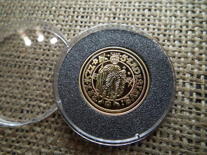 II. Lajos Arany Forint, 1522, Aranyozott Szín Ezüst Utánveret