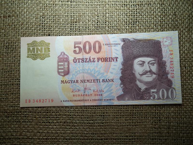 500 forintos bankjegy, 2008, UNC ED