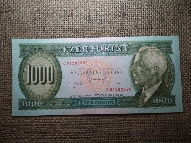 1000 forintos bankjegy, 1996, UNC - EF
