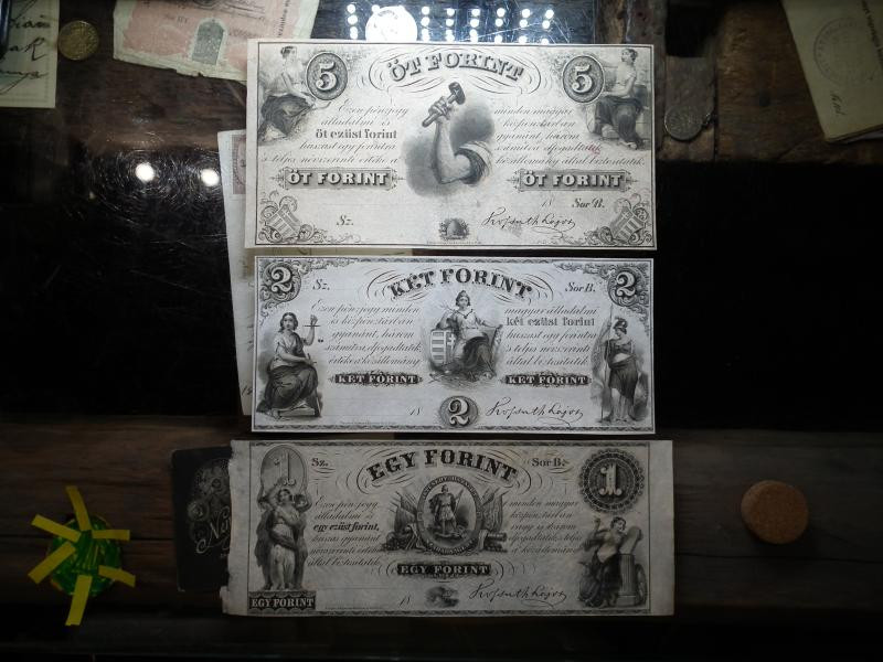 Emigrációs Kossuth Bankjegy Sorozat, 1852