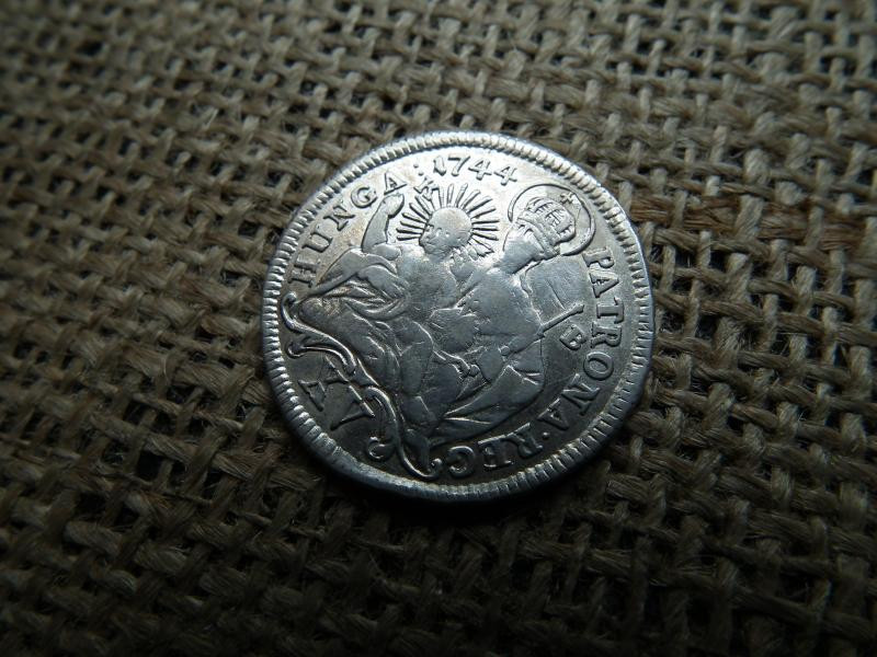 Mária Terézia 15 krajcár, 1744 KB, ezüst