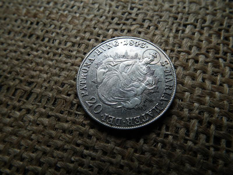 Ferdinánd, 20 krajcár, 1843 B, ezüst