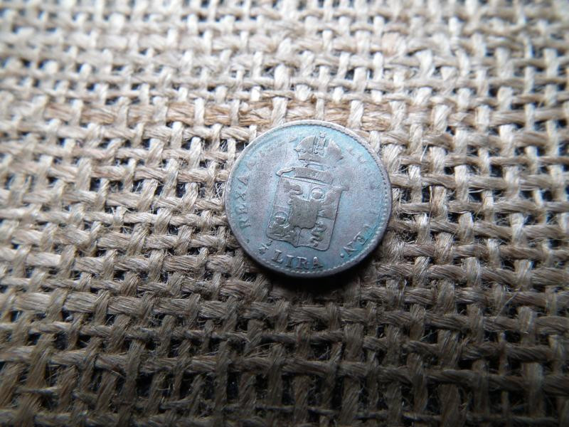 Ferenc, ezüst 1/4 lira, 1822, V