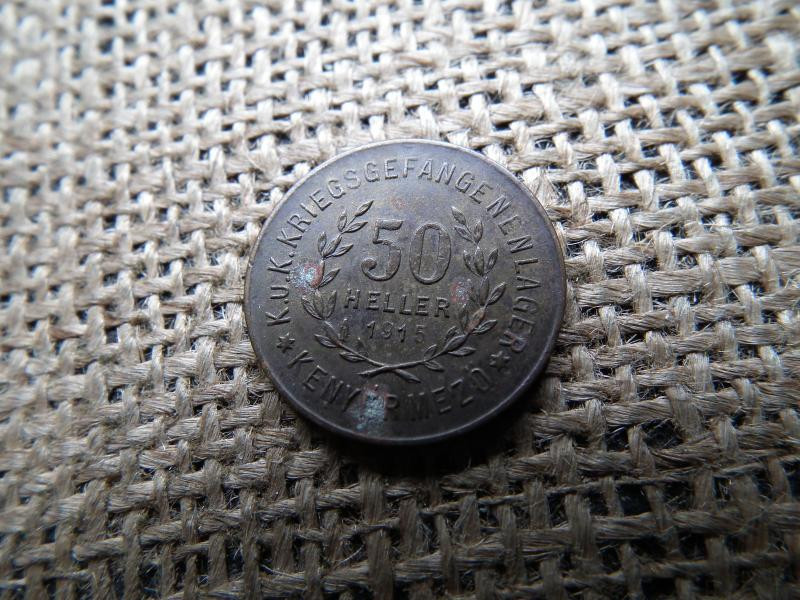 Kenyérmező 50 fillér, 1915, hadifogolytábor szükségpénz