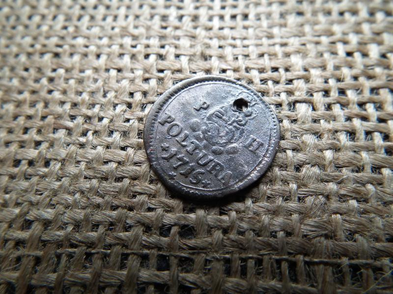 Károly, ezüst poltura, 1715